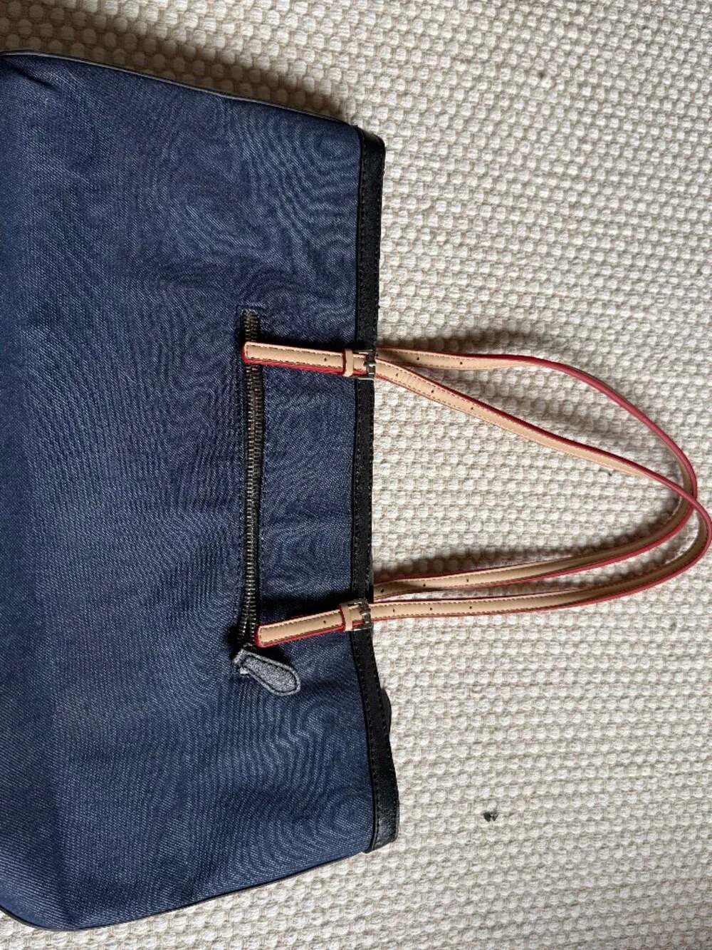 GUESS | Denim Y2K Logo Large Shoulder Tote Bag - Picture 10 of 15